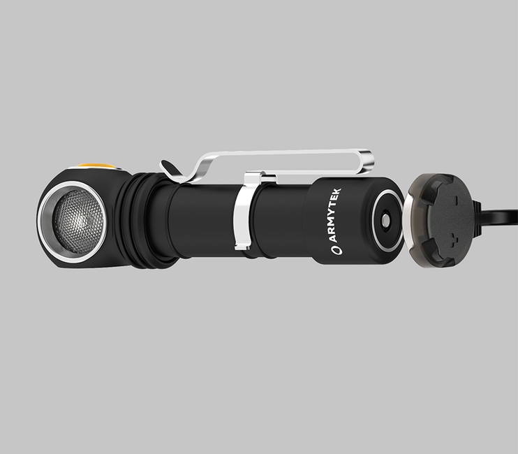 ArmyTek Wizard C2 Magnet naglavna svjetiljka LED s magnetskim držačem napajanje iz akumulatora 1200 lm 4800 h 64 g, White