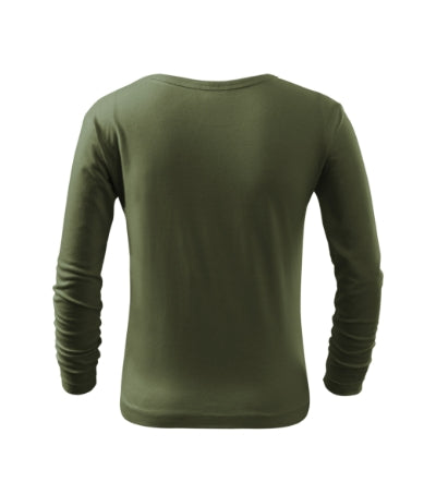 Malfini Fit-T LS dječja majica s dugim rukavom, Khaki