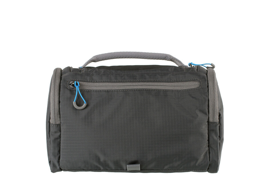 Lifeventure Holdall najlonska toaletna torbica s odvojivim zrcalom, siva