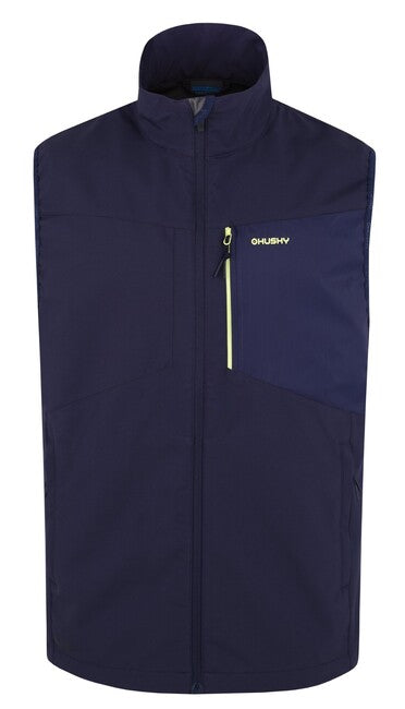 HUSKY Salien softshell muški prsluk M, tamno plavi