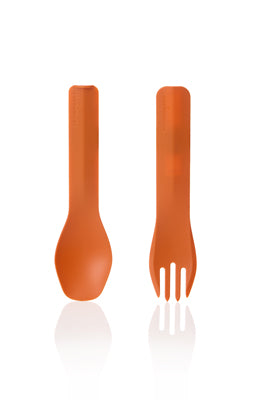 Humangear GoBites BIO DUO pribor, narančasti
