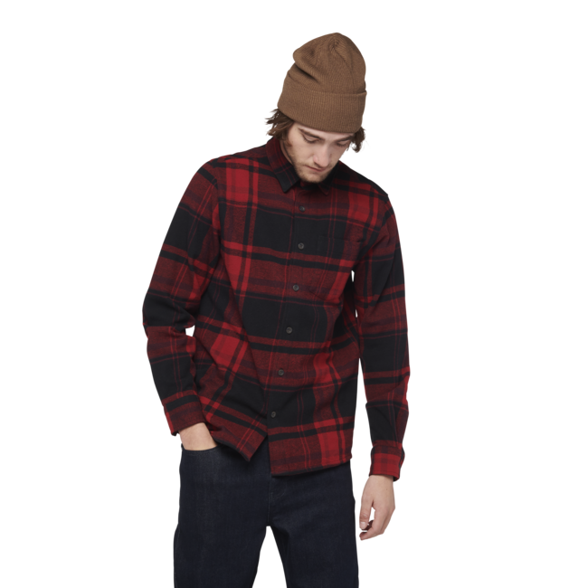 Black Diamond Project Flannel flanelska košulja muška, red rock-black plaid