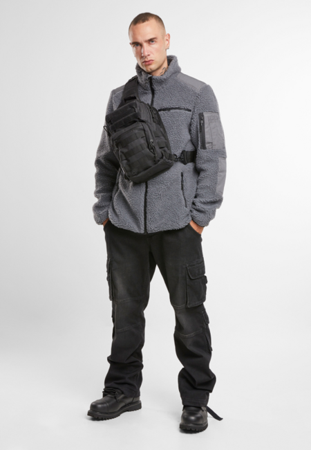 Brandit Ramble flis jakna muška Teddyfleece, antracitna