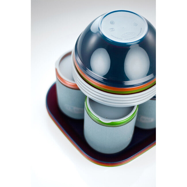 GSI Outdoors Infinity luksuzni set posuđa za 4 osobe Multicolor Person Deluxe Tableset