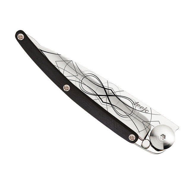 Deejo Tattoo sklopivi nož ebony wood infinite