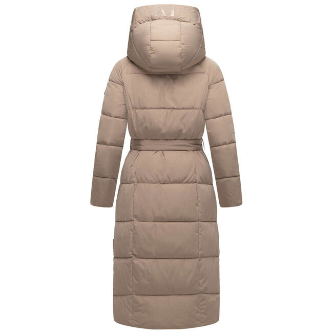 Navahoo EISBLICK duga zimska jakna ženska, taupe grey