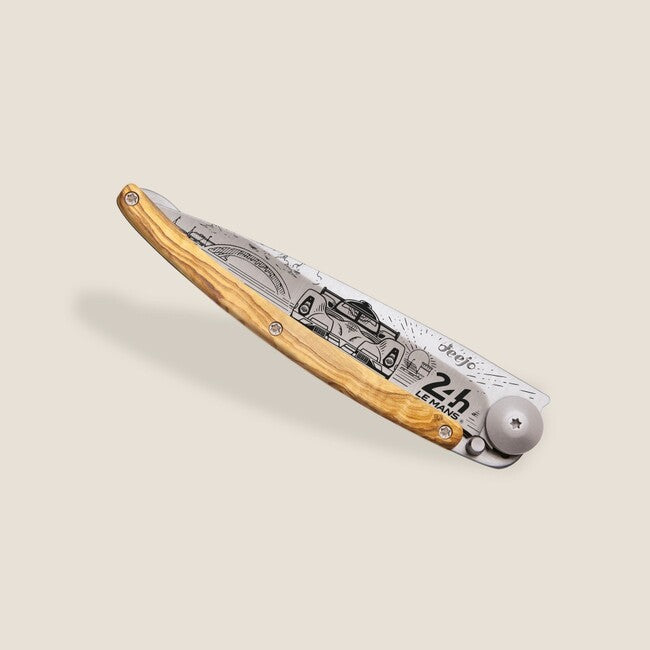 Deejo Tattoo Le Mans sklopivi nož olive wood, Day