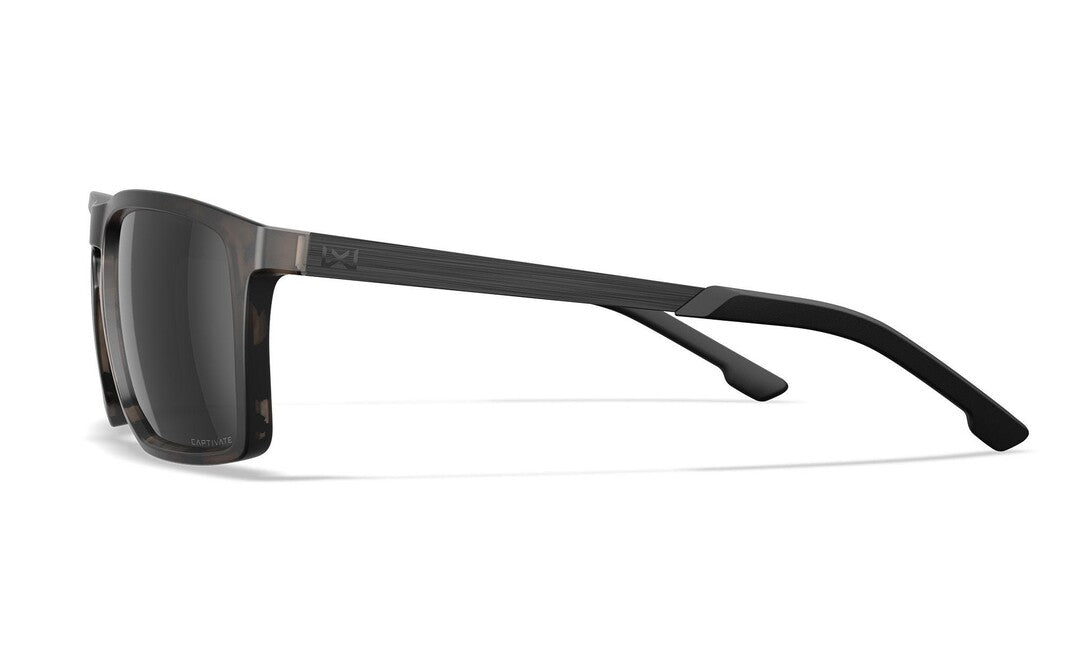 Wiley X Axe sunčane naočale Captivate Polarized Black Mirror/Matte Tortoise Brown