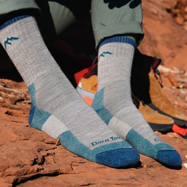 Darn Tough Hiker Micro Crew Midweight planinarske čarape s amortizacijom, Charcoal