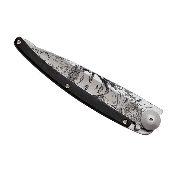 Deejo Fantasy Succubus sklopivi nož ebony wood