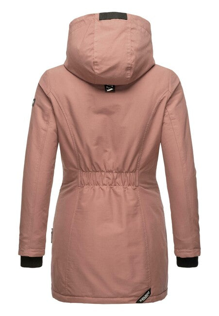 Navahoo Blizzardstorm zimska jakna ženska s kapuljačom, terracotta