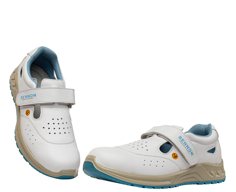 BENNON WHITE O1 ESD radne sandale