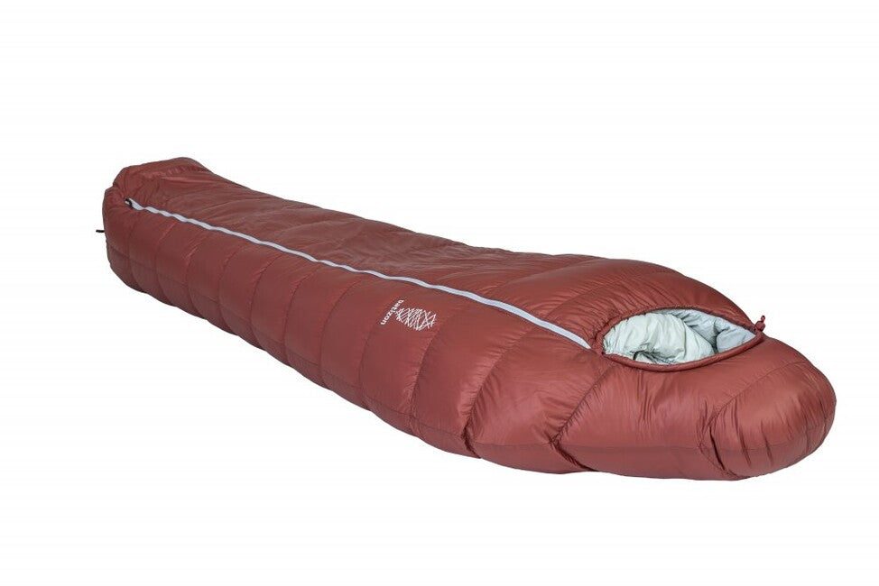 Patizon Dpro 290 ultralagana vreća za spavanje, Dark red/silver, L, Lijeva