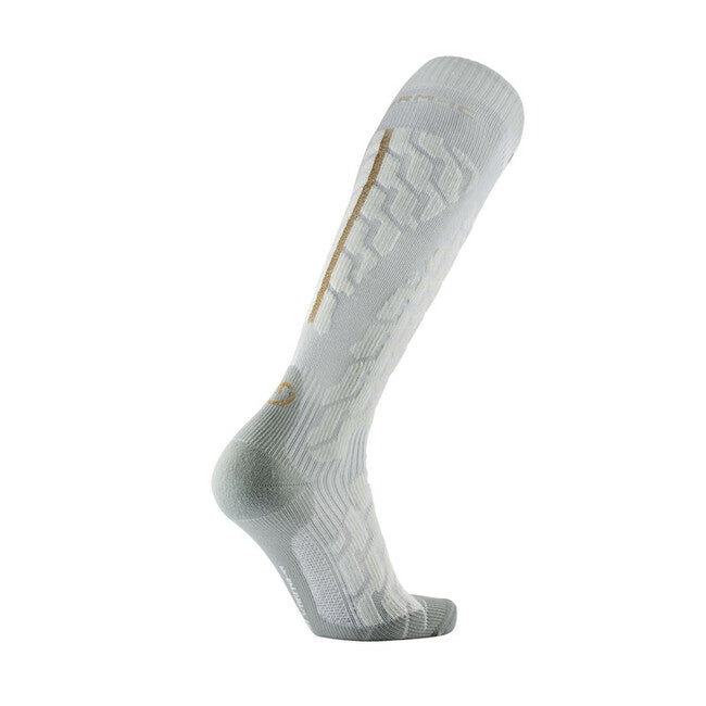 Therm-ic skijaške čarape extra tople, sivo-bijele