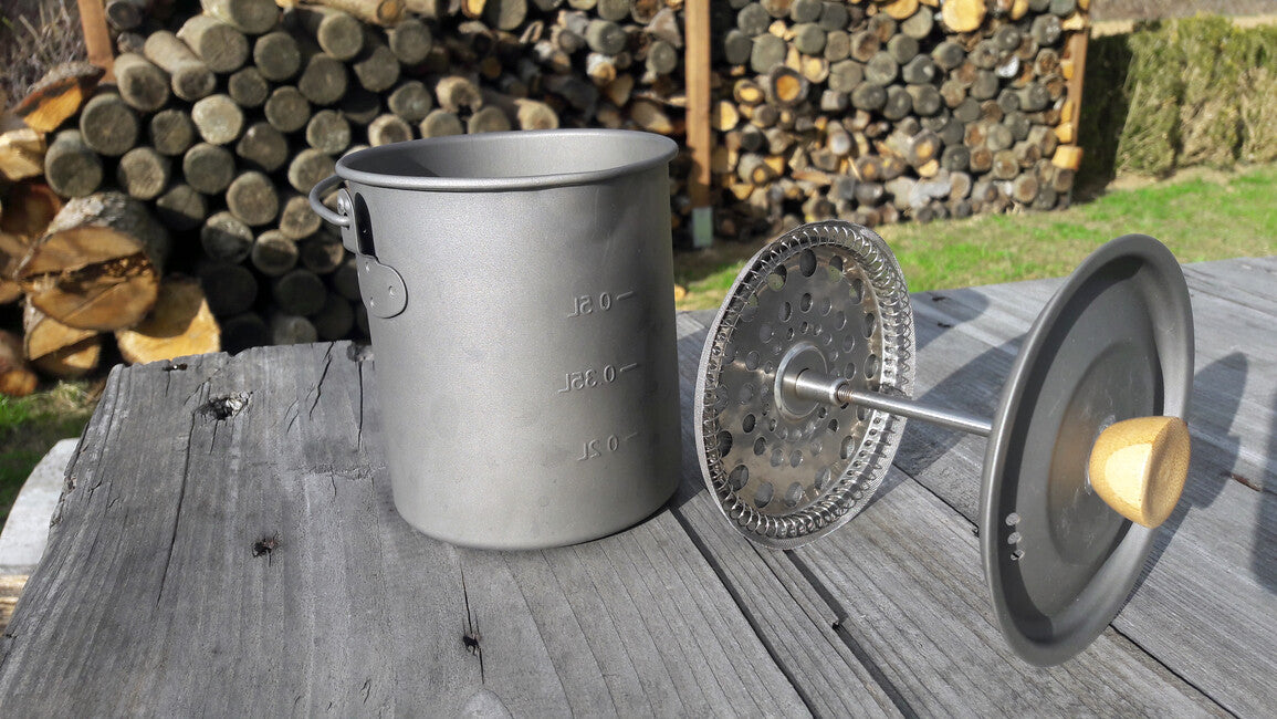 Origin Outdoors Titanium French Press 3 u 1 750 ml
