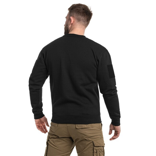 Mil-Tec Tactical pulover s okruglim izrezom, crni