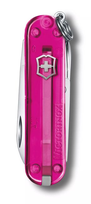 Victorinox Classic SD džepni nož Transparent, ružičasti