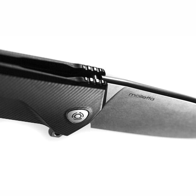 Lionsteel KUR džepni nož s oštricom Sleipner BK, vrlo robustan, crn