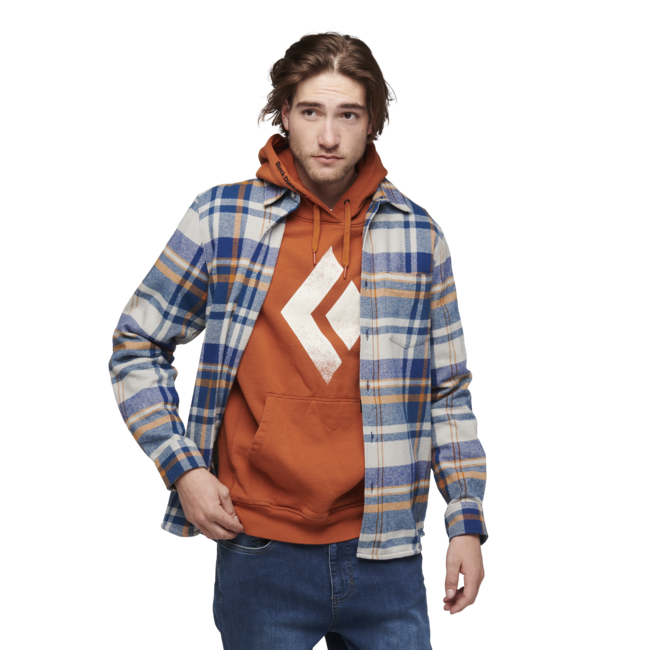 Black Diamond Project Flannel flanelska košulja muška, pewter-indigo plaid
