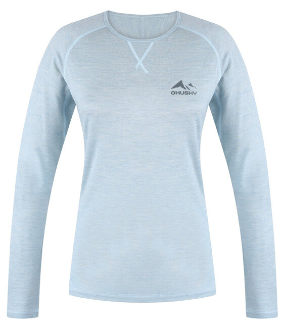 HUSKY Merino termo rublje majica Merow dugih rukava, faded mint