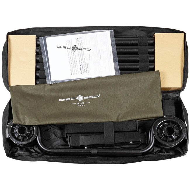 Disc-O-Bed ONE L sklopivi poljski krevet, OD green