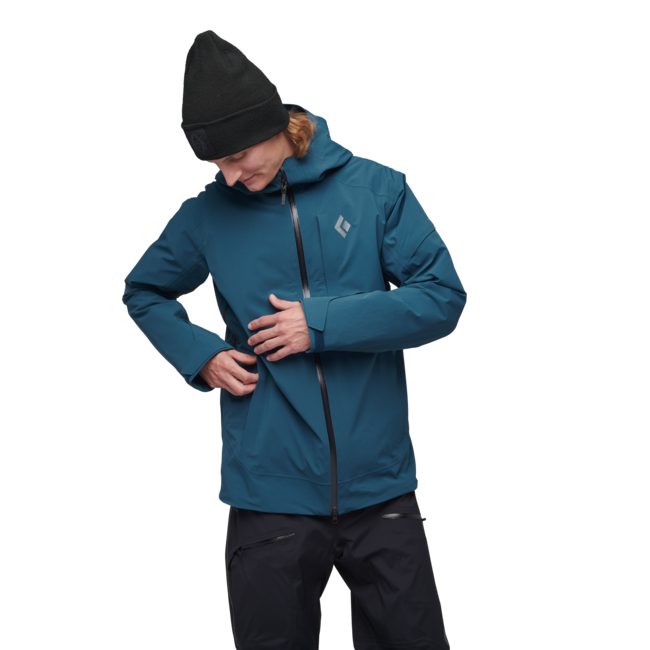 Black Diamond Recon Insulated Shell nepromočiva muška jakna, azurite