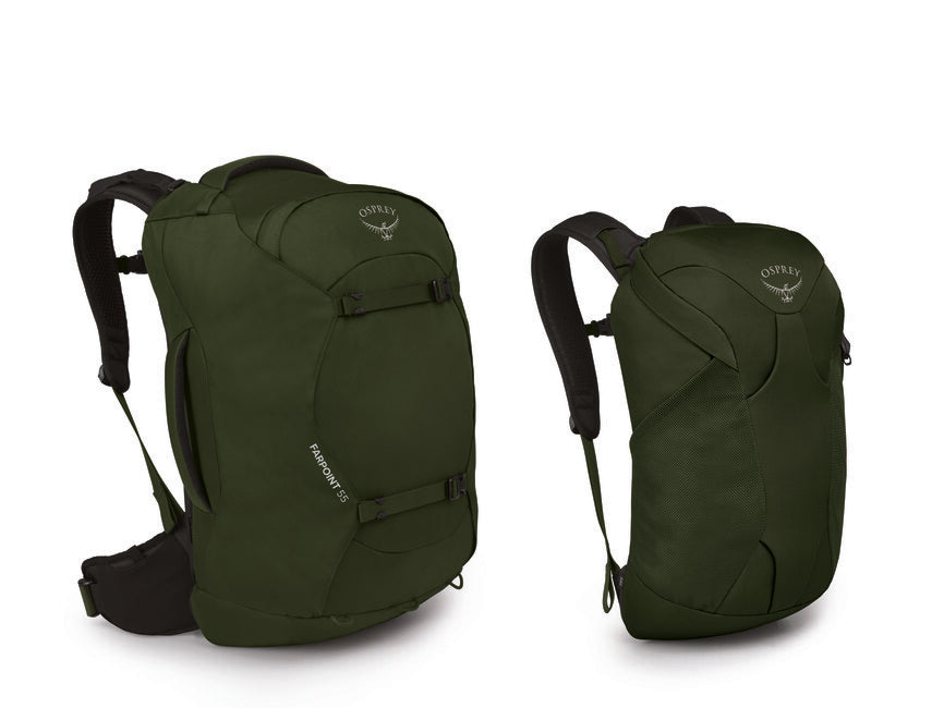 OSPREY FARPOINT 55 putni ruksak, gopher green