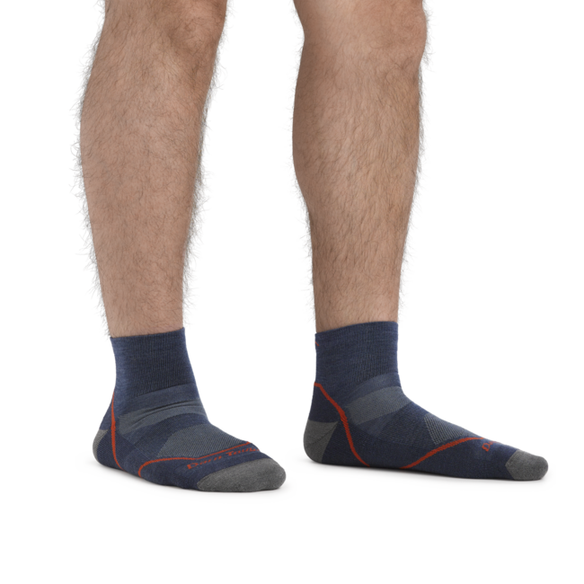 Darn Tough Light Hiker 1/4 Lightweight planinarske čarape s amortizacijom, Denim