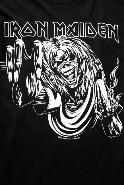 Brandit Iron Maiden majica Eddy Glow, crna