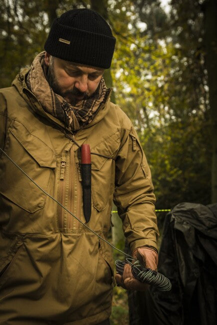 ATWOOD® 275 uže 100ft TAC48PACK VC, Neon Yellow & Black Stripes