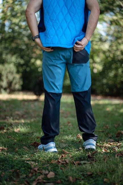 HUSKY Kavia muške hlače softshell, tirkizne/crne