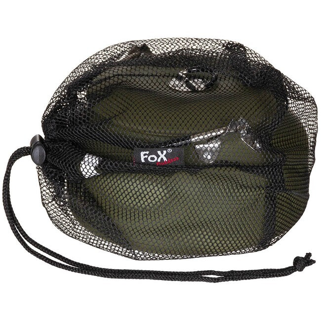 Fox Outdoor čajnik od nehrđajućeg čelika, OD green, cca 1 L