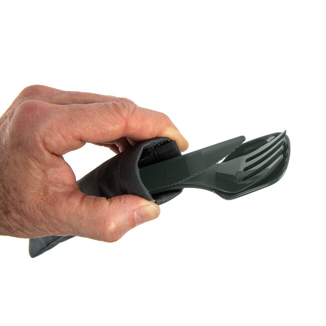 UCO Switch spork set pribora, sivi, 3 komada