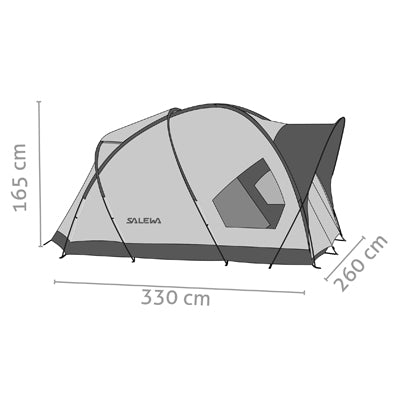 Salewa Alpine Hut šator za 4 osobe