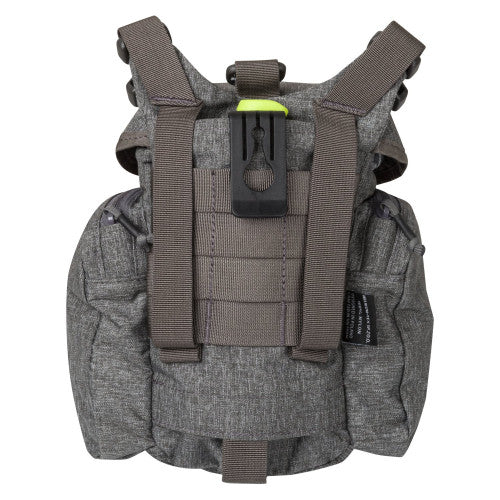 Helikon-Tex ESSENTIAL KITBAG® torba preko ramena mješavina najlona i poliestera, melanž crno-siva