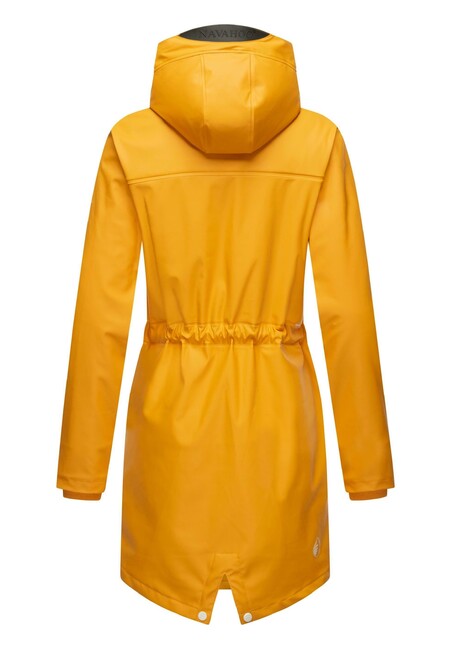 Navahoo FLOWER OF OCEAN ženska nepromočiva jakna, Amber yellow