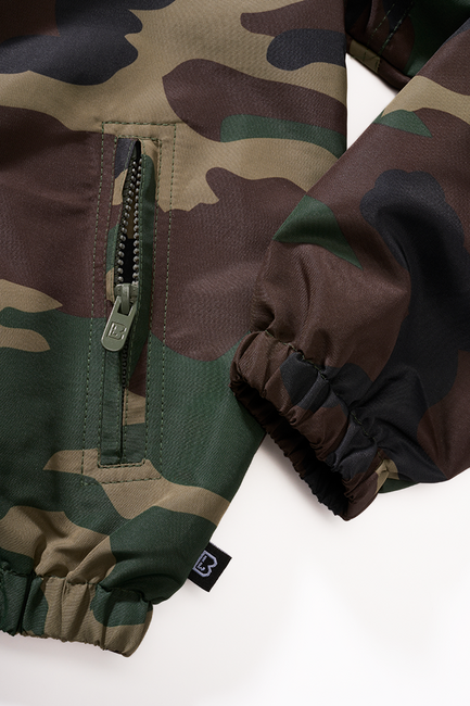 Brandit Summer Frontzip Windbreaker jakna dječja, woodland
