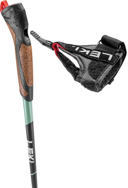 LEKI Smart Response Nordic Walking štapovi, tamni antracit-dimno zelen-bijeli