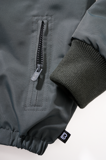 Brandit Frontzip Windbreaker jakna dječja, anthracite