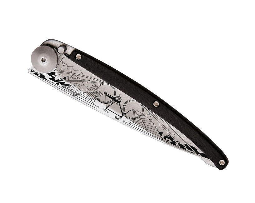 Deejo Tattoo sklopivi nož ebony wood Bicycle
