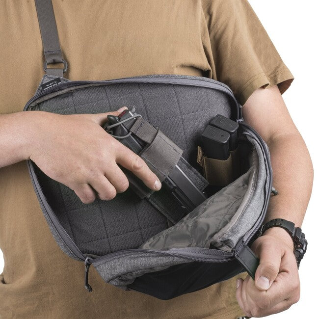 Helikon-Tex EDC Sling ruksak, Melange Black-Grey