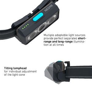 LEDLENSER Neo9R naglavna svjetiljka 6,66 Wh, crno-plava