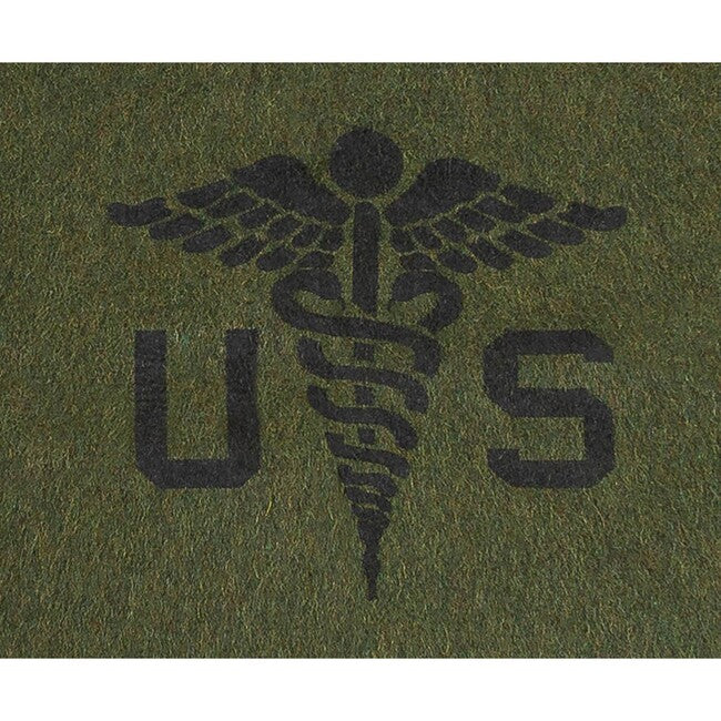 MFH Medical deka američka, zelena, cca 225 x 155 cm