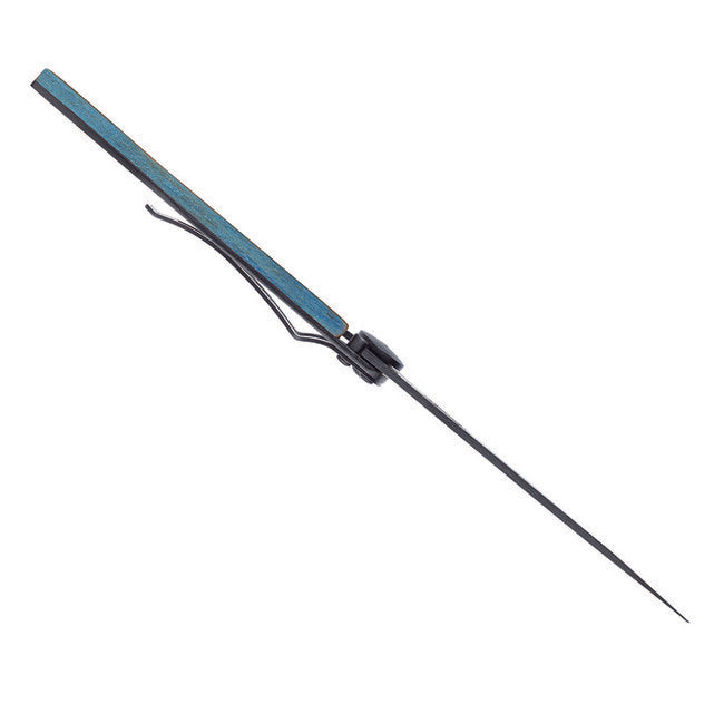 Deejo Fish sklopivi nož Black tattoo blue beech