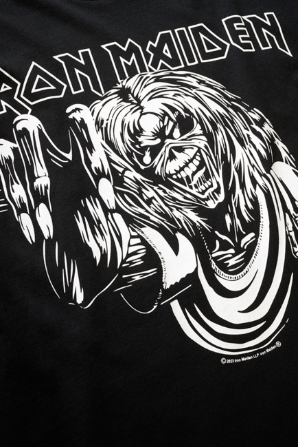 Brandit Iron Maiden majica Eddy Glow, crna