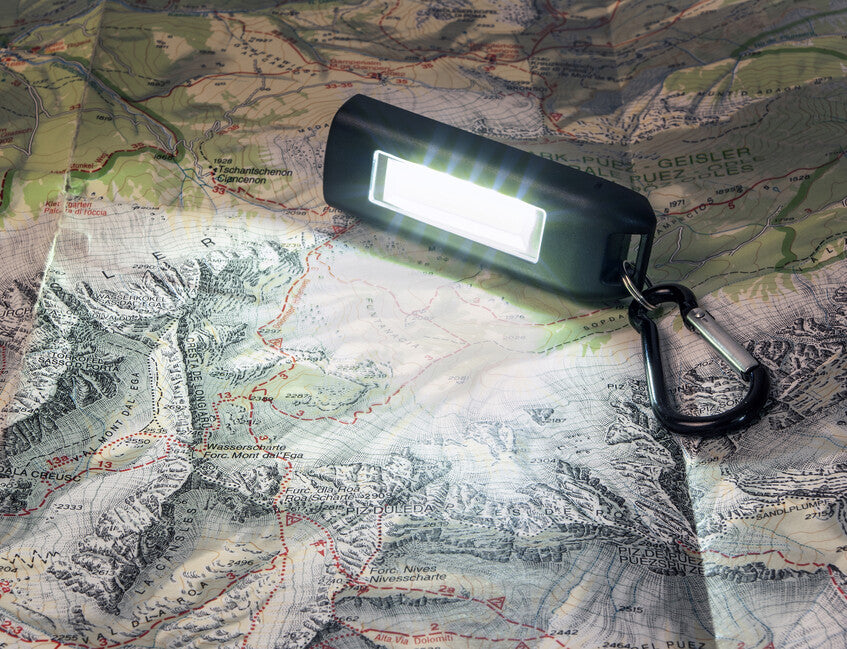 BasicNature USB LED privjesak za ključeve, crni