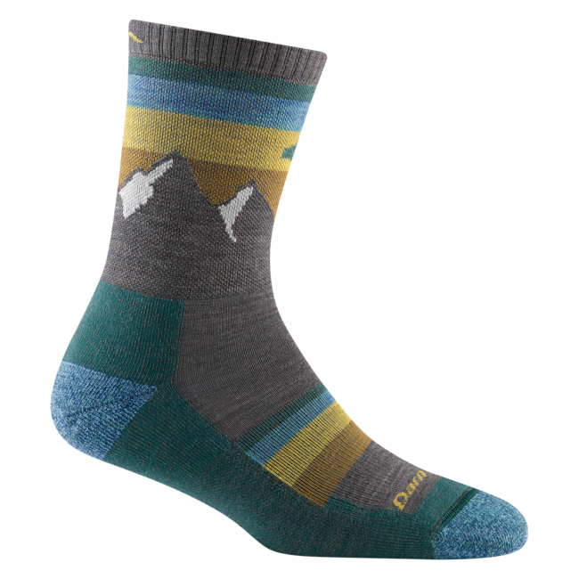 Darn Tough Sunset Ledge Micro Crew Lightweight planinarske čarape s amortizacijom, Taupe