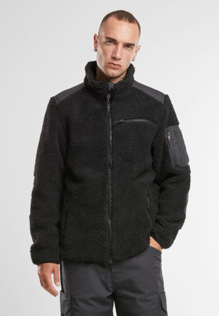 Brandit Ramble flis jakna muška Teddyfleece, crna