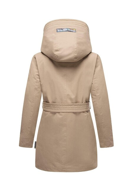 Navahoo Eishauch parka zimska ženska s kapuljačom, taupe grey
