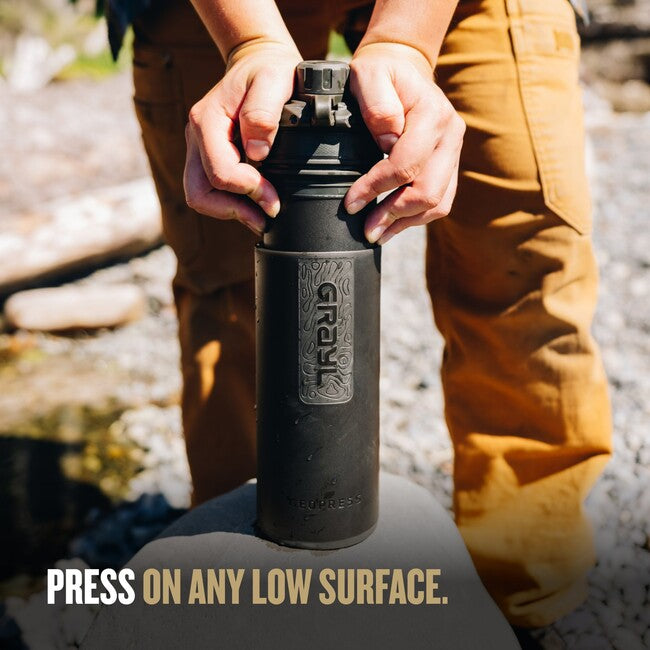 GRAYL GeoPress Purifier filtracijska boca, Covert Black